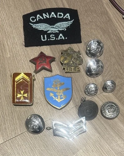 british military cap badges Upper Themes Patrol USA Malta Soviet WW2 Malta Q8