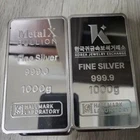 Silver Bars - 2kg Total, Pure Silver 99.9%, Brand New