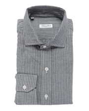 NWT SALVATORE PICCOLO DRESS SHIRT Napoli cotton handmade luxury Italy 39 15 1/2