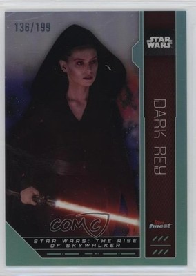 2023 Topps Finest Star Wars Aqua Refractor 136/199 Dark Rey #FN-67 hb8