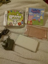 Nintendo DS Lite Handheld Console Tested & Working With 2 Games/Charger/Stylus
