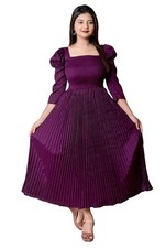 Women's Pleated Maxi Dress code 30