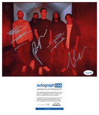 ‘Knocked Loose’ Full Band Signed 8x10 Photo 'Bryan Garris +4' ACOA