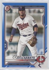 2021 Bowman Draft Blue 6/150 Aaron Sabato #BD-163 0q4s