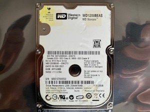 Western Digital WD Scorpio 120GB WD1200BEAS 2.5" SATA