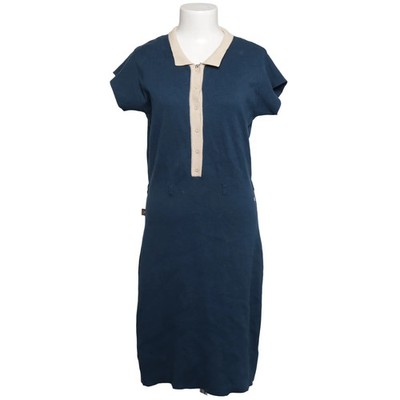 4funkyflavours, Polokleid, Größe: XL, Blau/Beige, Baumwolle, Einfarbig #pkx