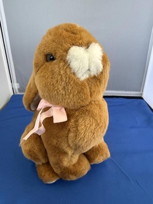 Vintage Easter Bunny Rabbit by 1982 Union Toy International 10'' Stuffed Plush