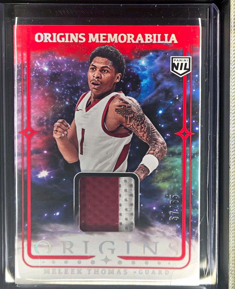 Panini 2025-26 Origins Memorabilia Meleek Thomas OM-MEL #/65 Basketball Tenessee