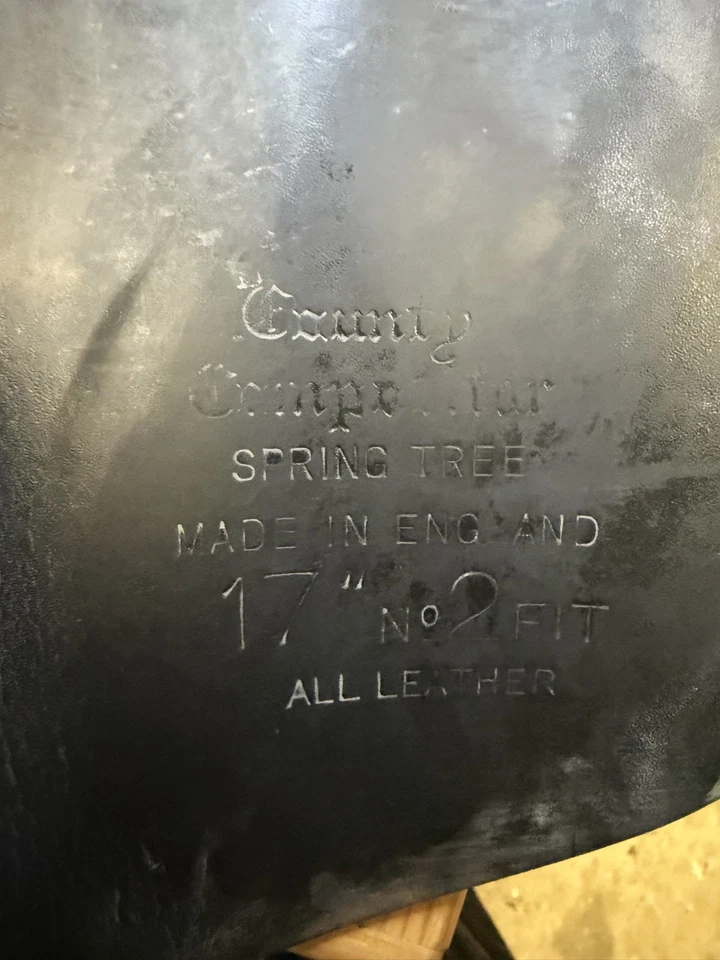 Horse Tack - 17” County Competitor Dressage Saddle - Image 2 of 4