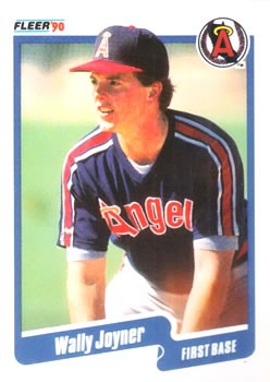 1990 Fleer #136 Wally Joyner