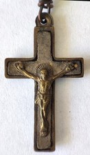 Bardzo stary różaniec z drewnianymi koralikami pamiątka klasztoru św. Anny w Altötting