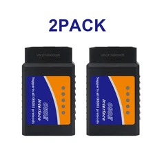 2 Pack ELM327 Bluetooth OBDII Car Diagnostic Scanner Auto Fault Code Reader Tool