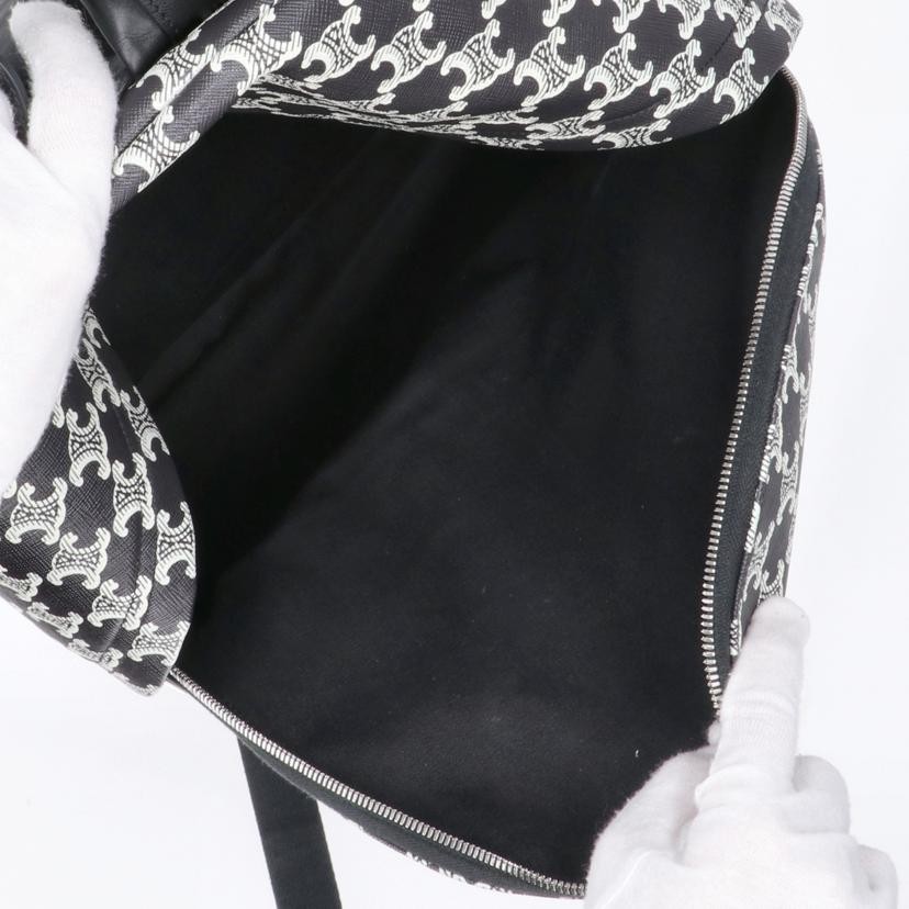 Celine Medium Trillonphe Backpack/Black White/188… - image 5