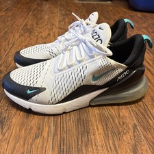 Nike Air Max 270 White/Turquoise Black Men s ...