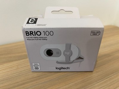 Authentic Logitech Brio 100 Full HD 1080p Webcam (960-001616) WHITE Brand New