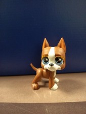 authentic LPS LITTLEST PETSHOP # 588 dogue argentin chien hasbro