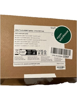 StarTech.com Multi Stream Transport Hub - DisplayPort­ 1.2 zu Triple Head DP MST
