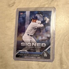 2023 Topps Now Off-Season Shohei Ohtani OS-21 Los Angeles Dodgers Baseball