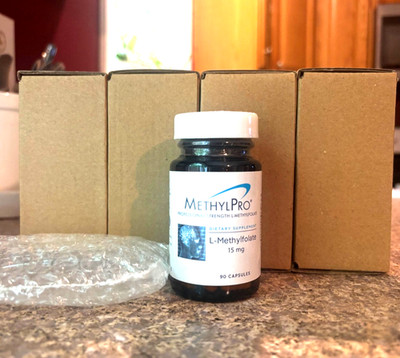 5 Sealed Bottles MethylPro L-Methylfolate 15 mg Folate Supplement - 90 Capsules