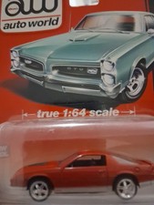 AW Auto World 1/64 1984 Camaro Z28 Red New Tool 1/64 Die Cast Car NIP