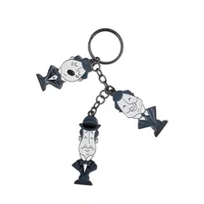 Spirit Halloween Disney Haunted Mansion Keychain 3 Ghost Bust Charms Goth Rare