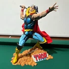 Marvel Thor Hand Painted Multicolor Plastic Figure Statue w/ Display Base