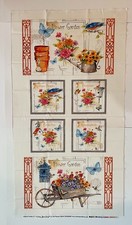 Vintage Panel - Adakees Garden by Sandy Lynam...