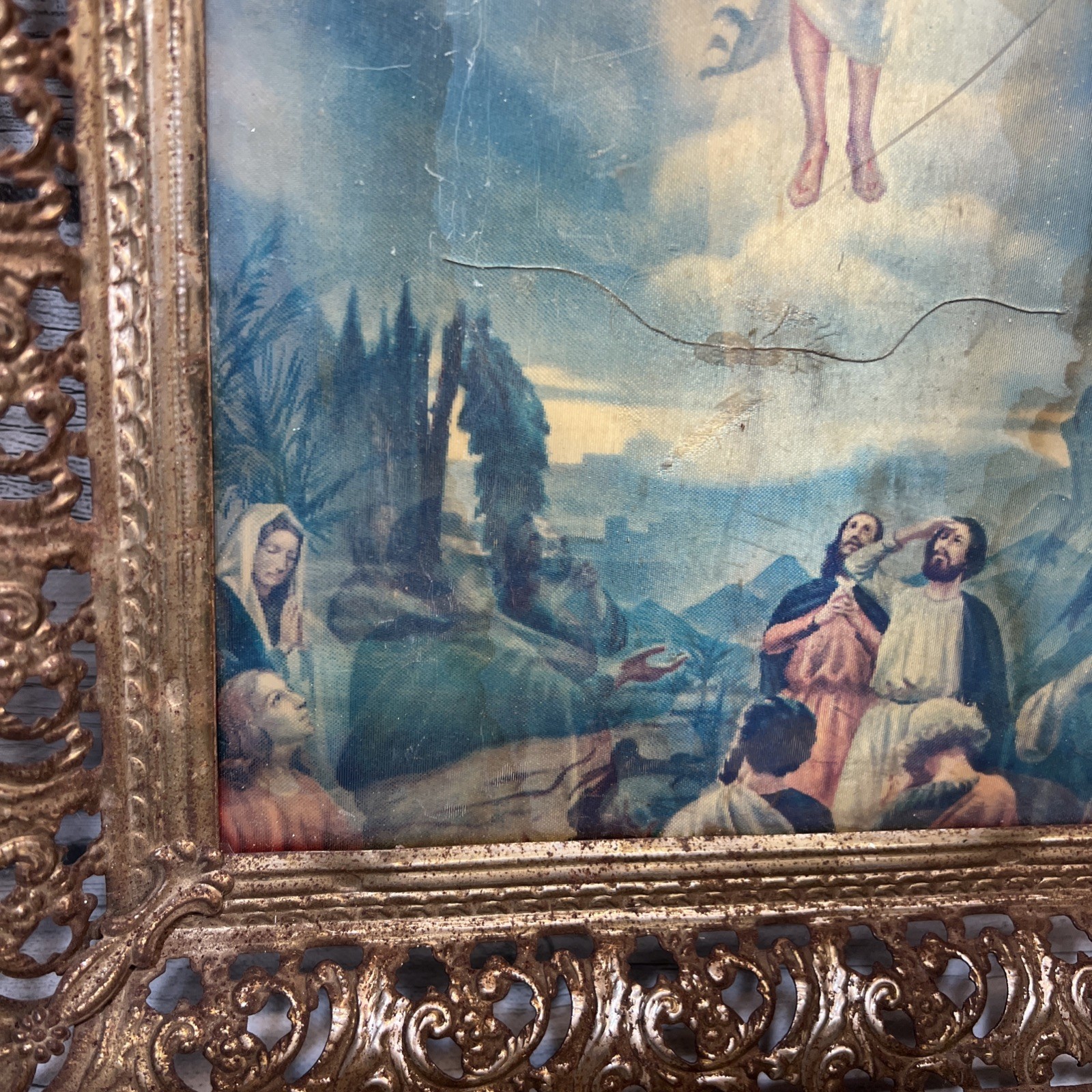 Vintage Lenticular Jesus Light Up 3D Picture Frame Photos Jesus On ...