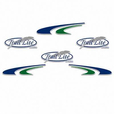 Fits TRAIL LITE 2002 RV BANTUM CAMPER CRUISER TRAILER DECALS STICKERS R VISION