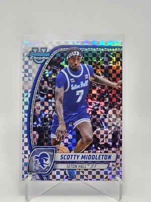 2024-25 Bowman Chrome University Basketball #94 Scotty Middleton X-Fractor 