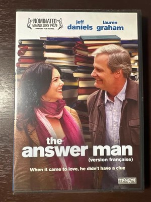 The Answer Man DVD Jeff Daniels Lauren Graham Lou Taylor Pucci John Hindman NEW