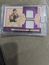 Kash Mayfield 2025 Three & Two Prospect Dual Jersey Relic Purple /32 Padres