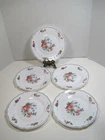 Vintage Arcopal France Floral Set of 5 Extra Resistant Desert  Plates 7.5"