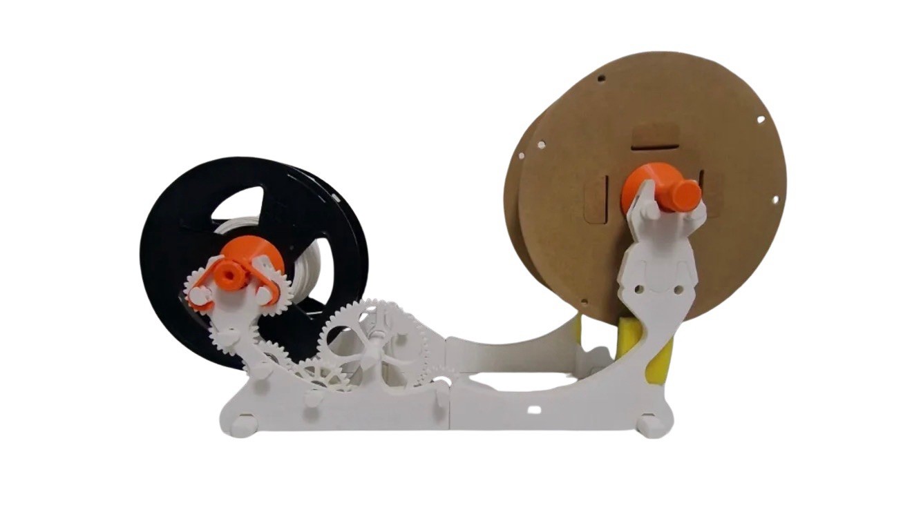 Filament Transfer Re Spooler Tool 1-3kg Rolls Drill Powered Or Manual Winding