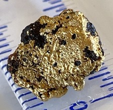 genuine natural Australian crystalline gold in hematite nugget 2.72 gram gross 2843.68 per troy oz