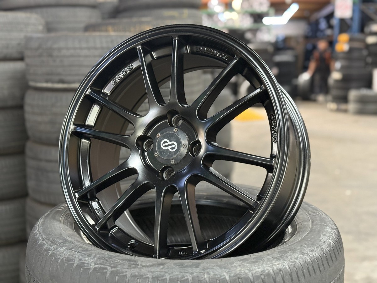 Genuine Used 16x7 Enkei Tuning SC36 (4 wheel) Black 4x100 fit