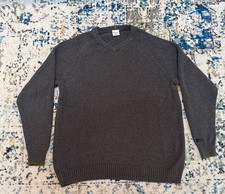 Columbia Sportswear Long Sleeve Knit Sweater Gray Green Men's Size XL