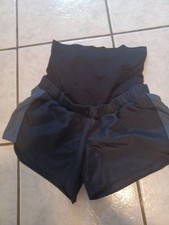 A Glow Maternity Size S Blue Shorts W/pockets Polyster Blend