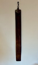 ANTIQUE LEATHER SHARPENING STRAP WILD BOAR AP...