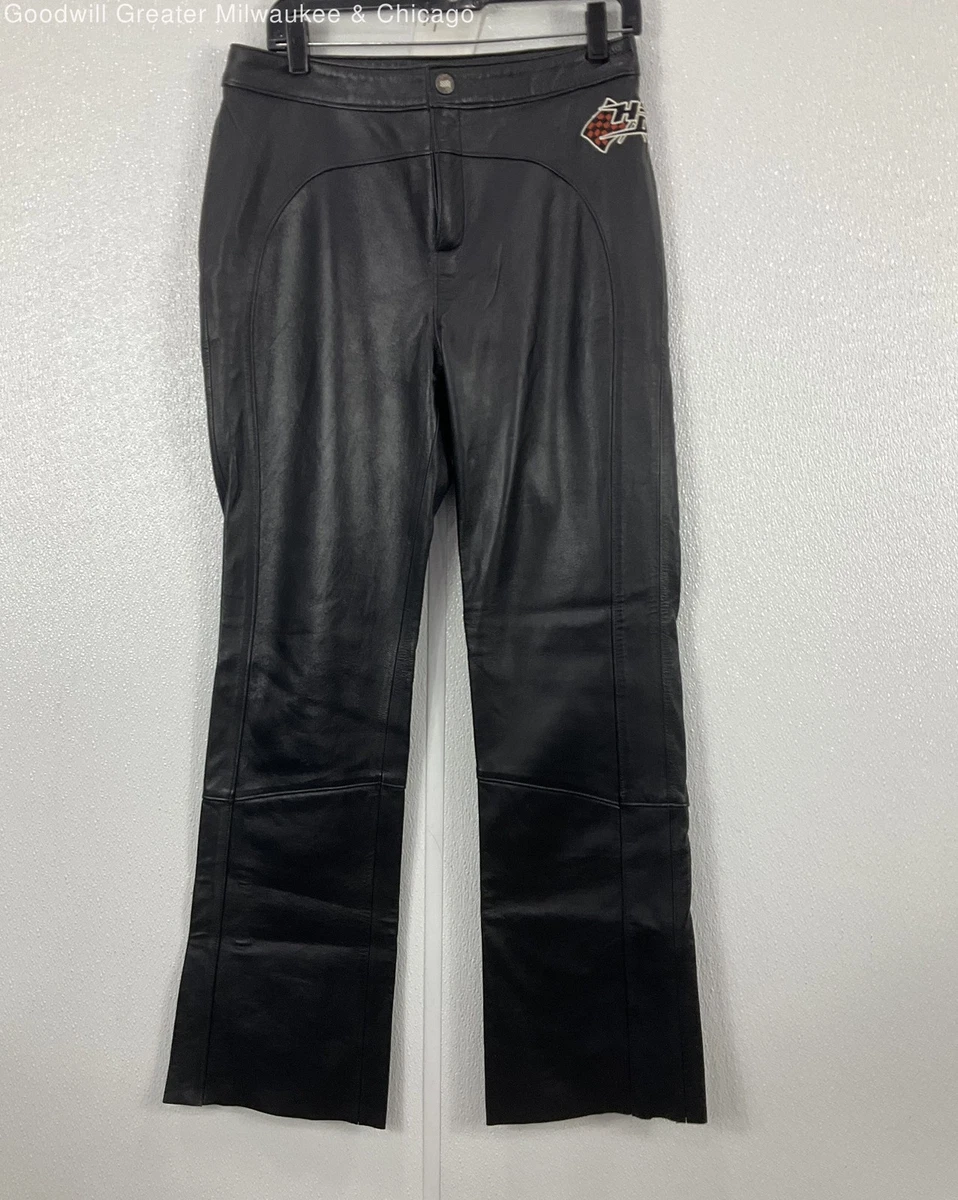 Harley-Davidson Black Leather Pants for Women for sale | eBay