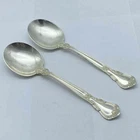Gorham Chantilly Sterling Silver Cream Soup Spoon Set 2 Piece 6.25"