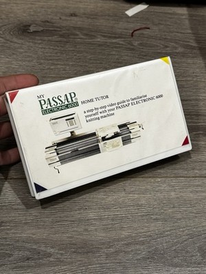 Passap E6000 Electronic 6000 Knitting Machine Home Tutor VHS Video - Rare