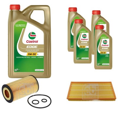 FEBI Inspektionspaket 9L Castrol EDGE Titanium FST 5W-30 LL für Mercedes-Benz