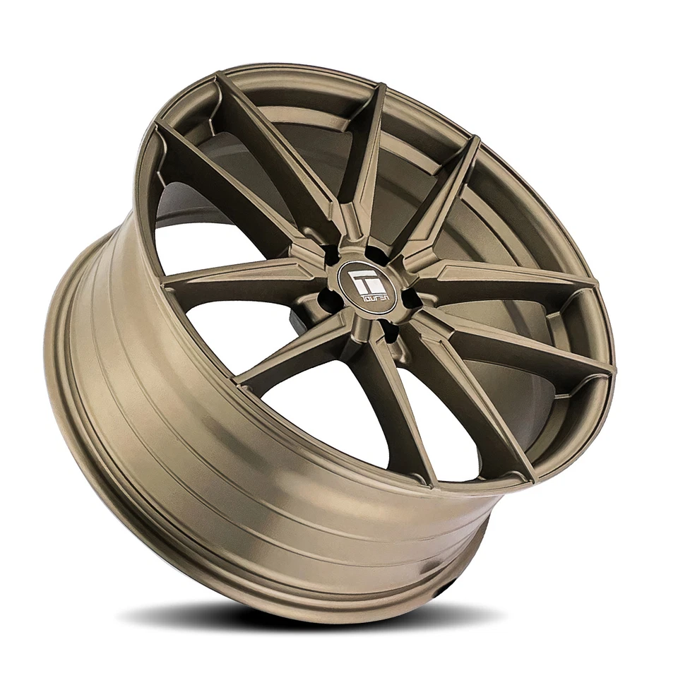 Roda de bronze escuro brilhante 20x9 Touren 3294 TR94 5x120 (35mm) - Imagem 2 de 4
