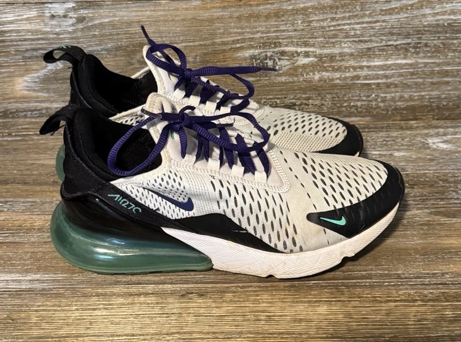 Nike Air Max 270 Blanco Uva Zapatos Atléticos Tenis AH6789-103 Mujer’s Talla 8 Foto 2 de 4