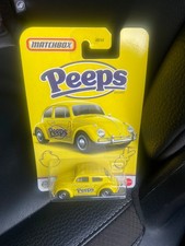 Matchbox VW 1962 Volkswagen Beetle Peeps Candy Easter Yellow