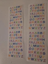 Mrs Grossman ALPHABITSY MULTI COLOR Stickers 2 Strips