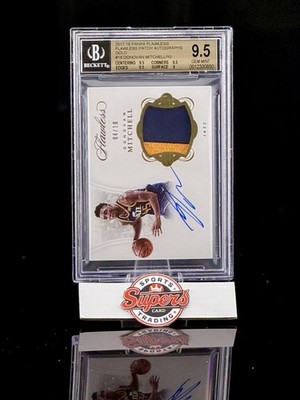 2017-18 Panini Flawless  Flawless Patch Autographs Donovan Mitchell Gold /10 RPA