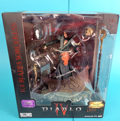 Blizzard McFarlane Diablo IV 4 Epic Ice Blades Sorceress 6'' Posed Figure New