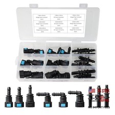 Fuel Line Quick Connect Kit 24pcsassorted 516 38 Fuel Line Fittings Nylon Fuel Line Quick Connect Kit 24pcsassorted 516 38 Fuel Line Fittings Nylon